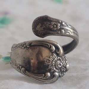 Vintage silverware ring Oneida W Rogers
